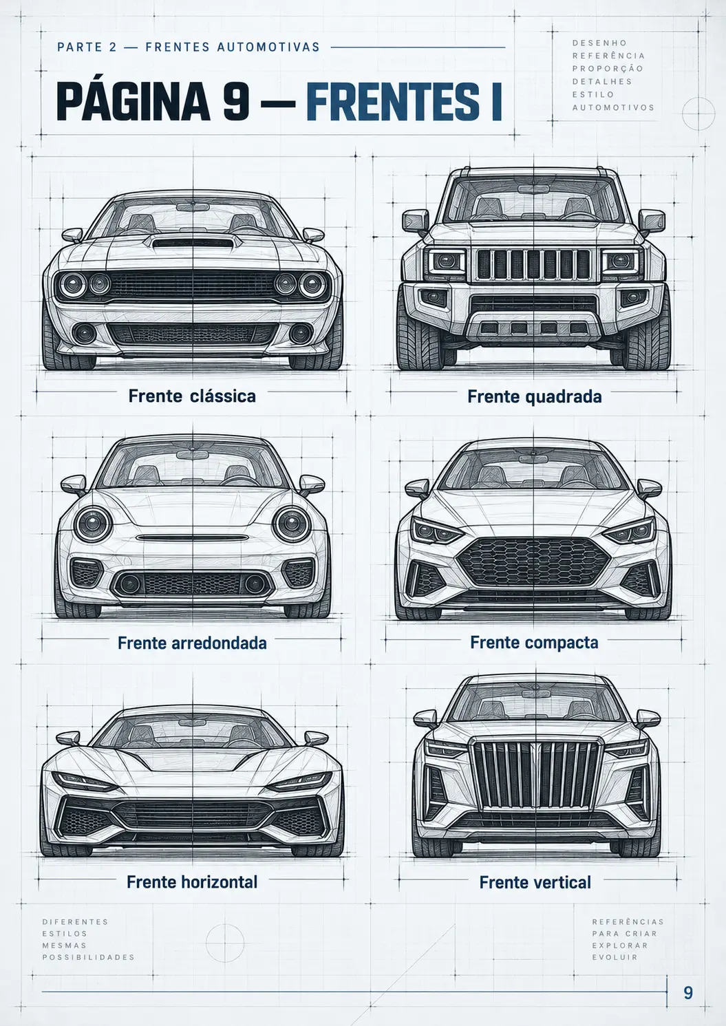 Estudo visual automotivo